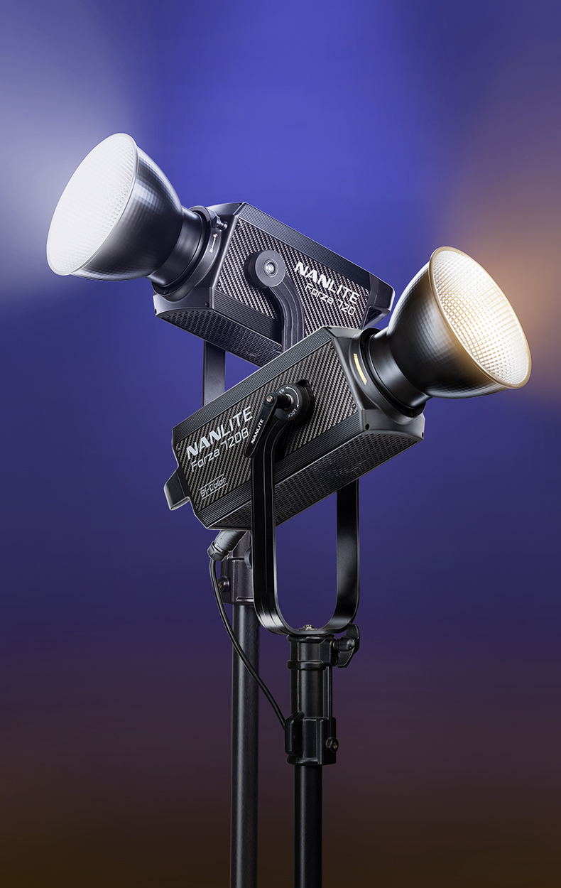 NANLITE Forza 720B　フレネルレンズFL-20G付き NANLITE FL-20G フレネルレンズ バーンドア付属 Forza/FS/FC